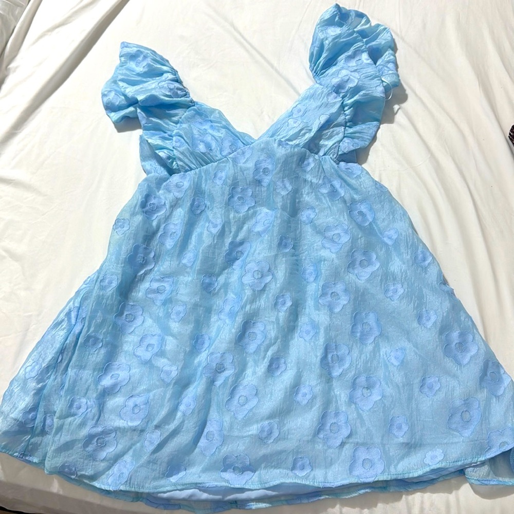 Blue dress